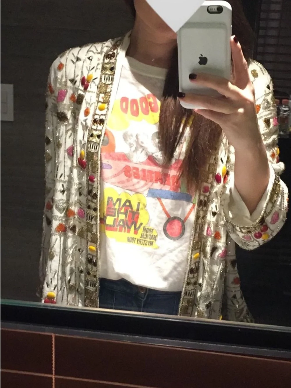 Lucky brand- Embroidered jacket
